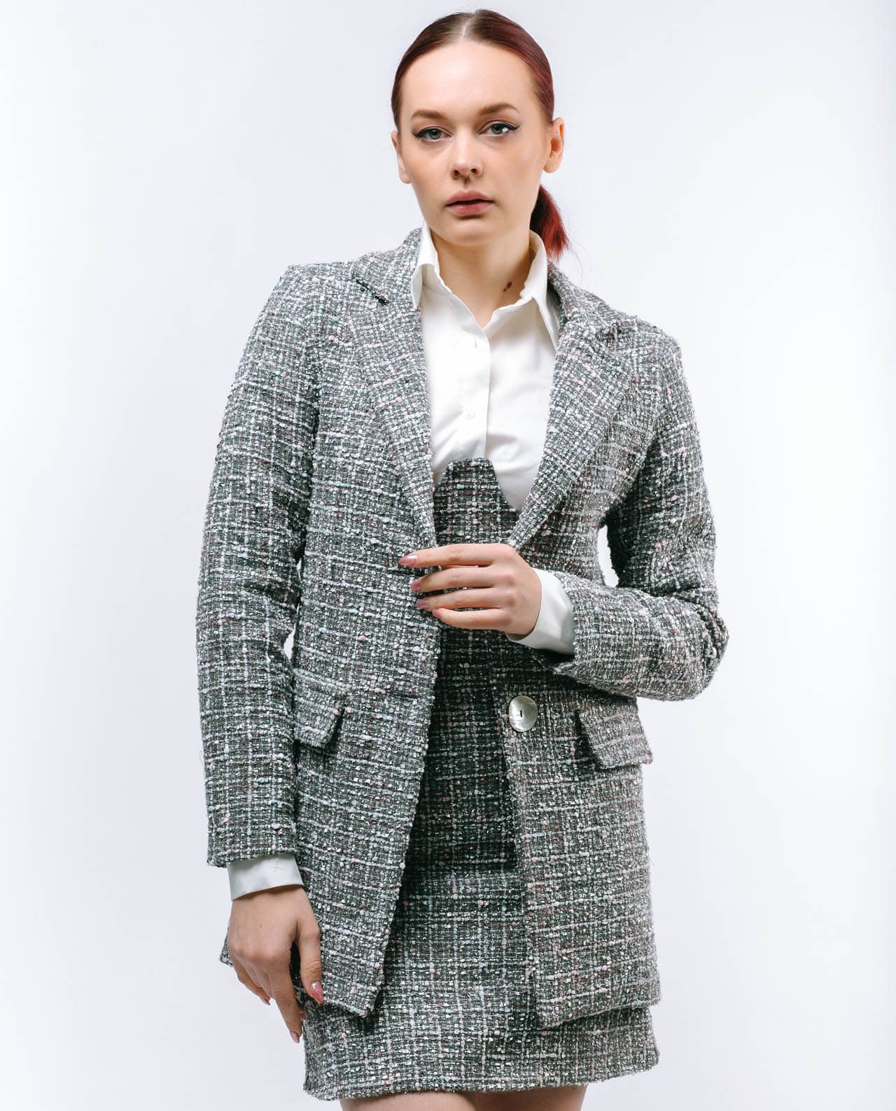 Boz Zərli Kostyum - Image 2