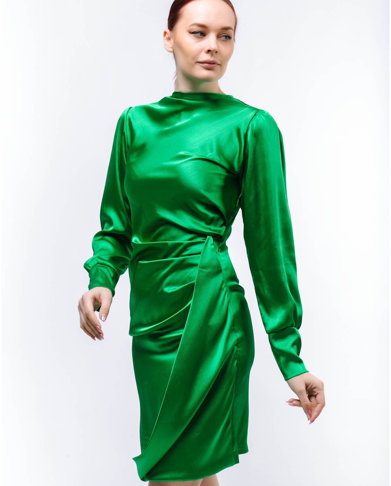 Yaşıl İpək Libas - Image 3