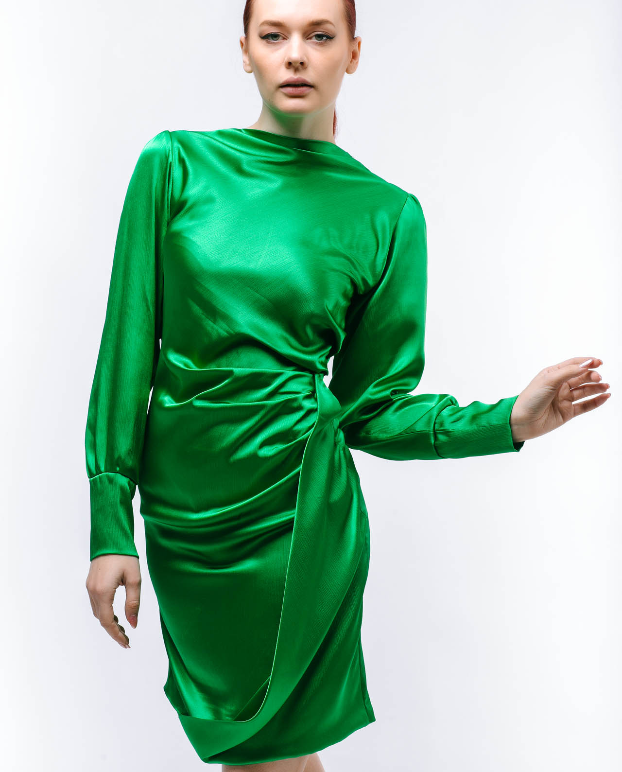 Yaşıl İpək Libas - Image 5