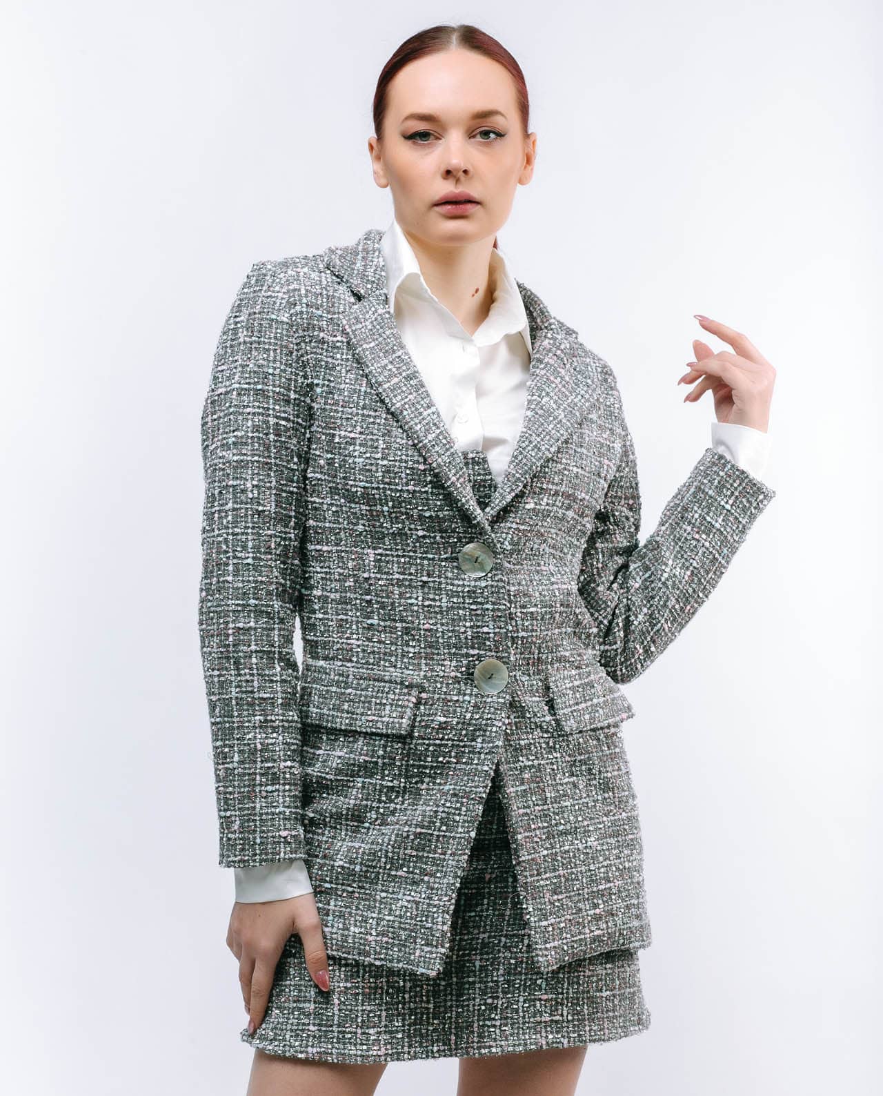 Boz Zərli Kostyum - Image 3