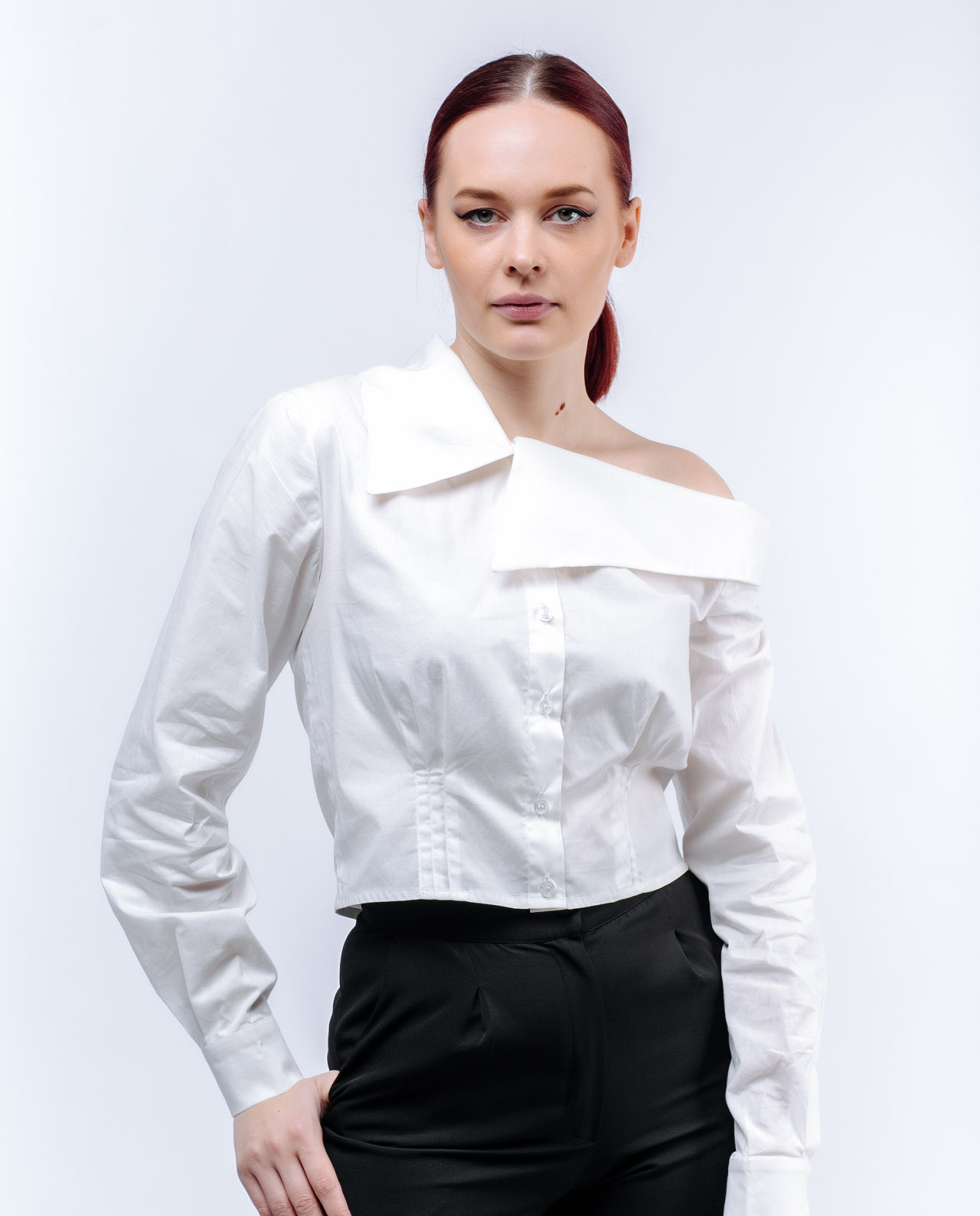 Ağ Qısa Köynək - Image 2