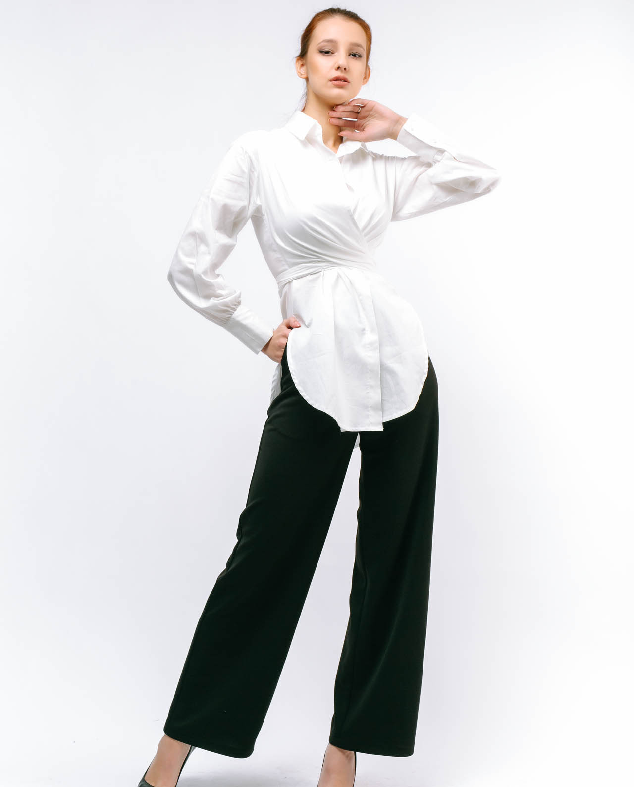 Çarpaz Bağlamalı Köynək - Image 2