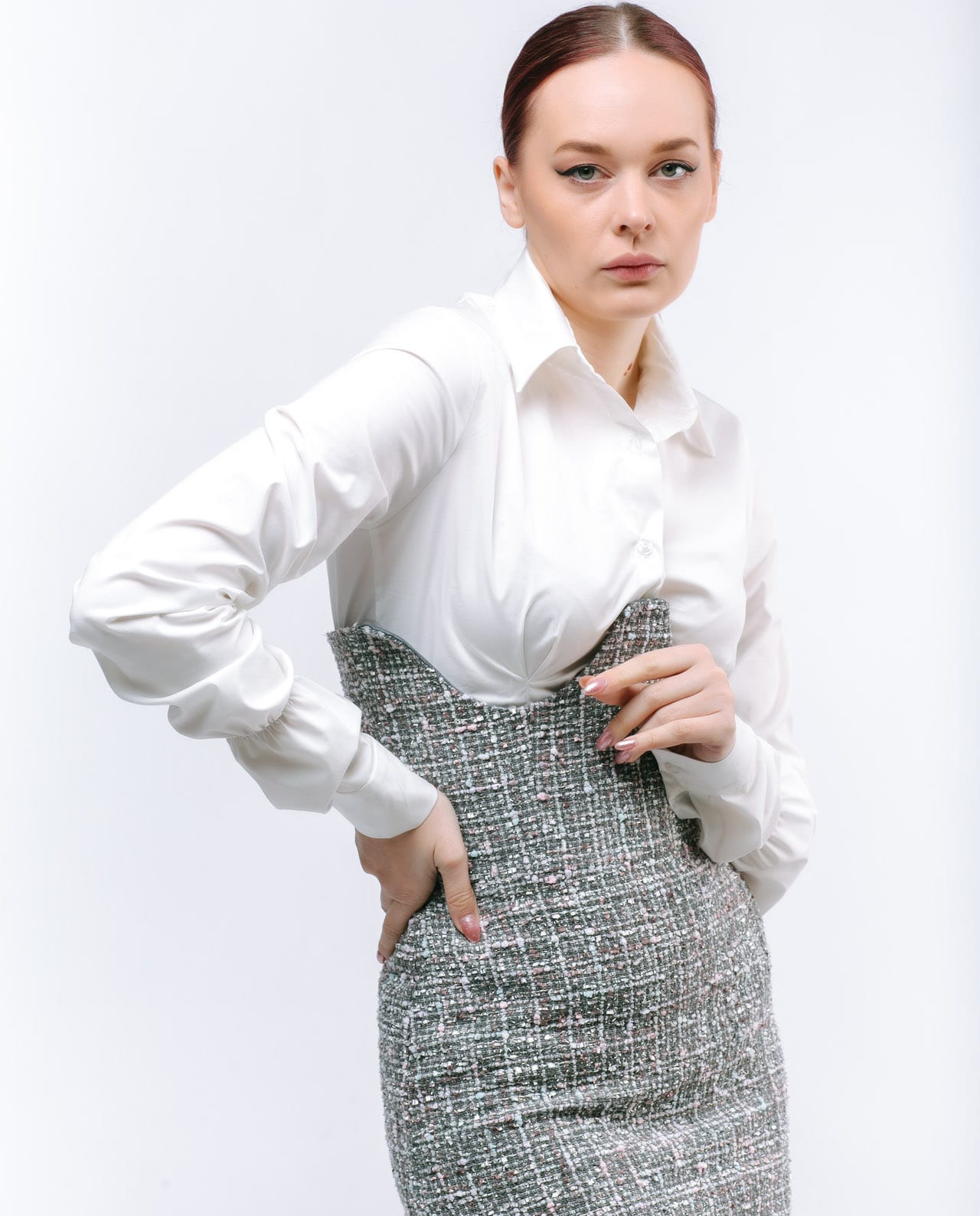 Boz Zərli Kostyum - Image 4