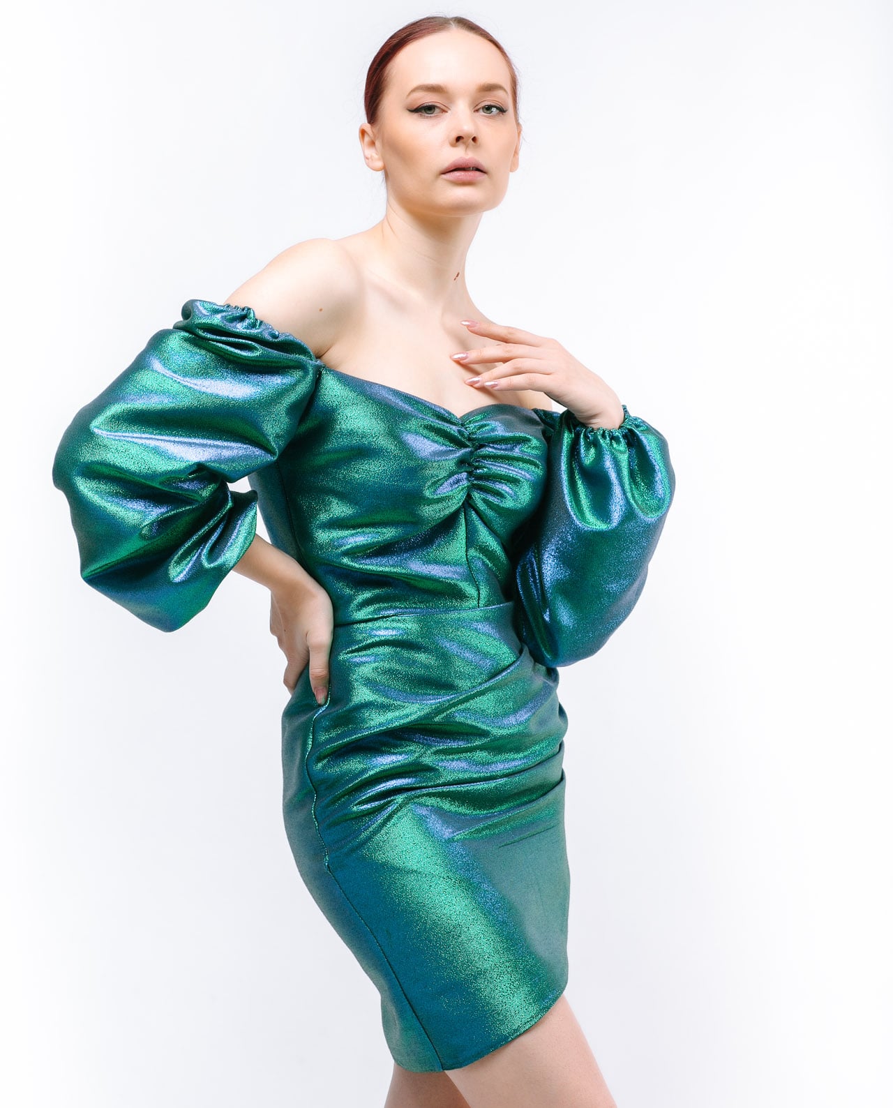 Yaşıl Zərli Libas - Image 3