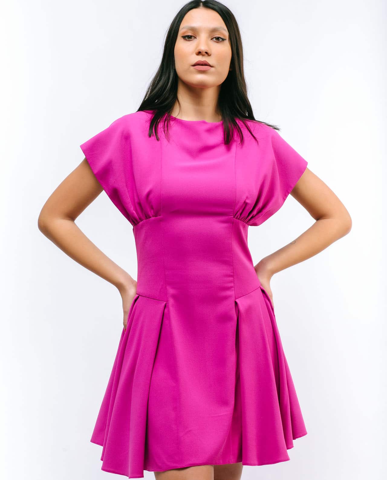 Bənövşəyi Qısa Libas