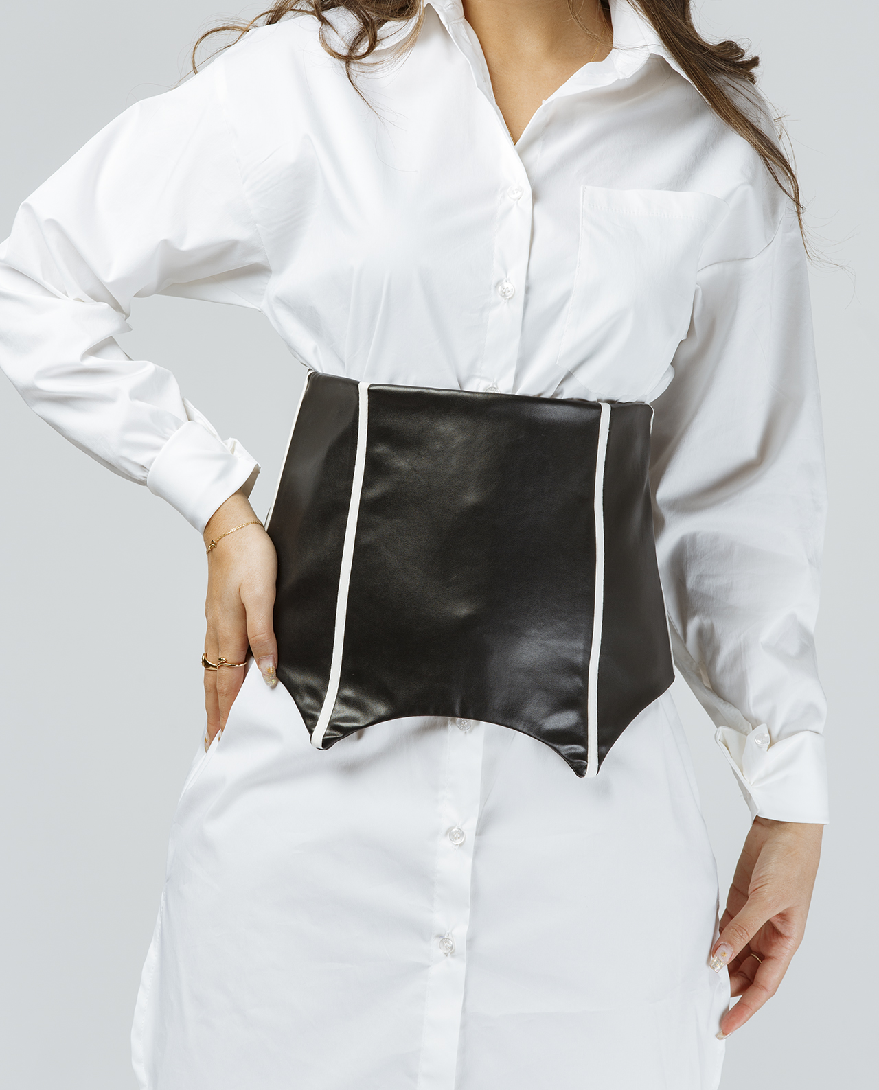 Ağ Kantlı Korset - Image 3