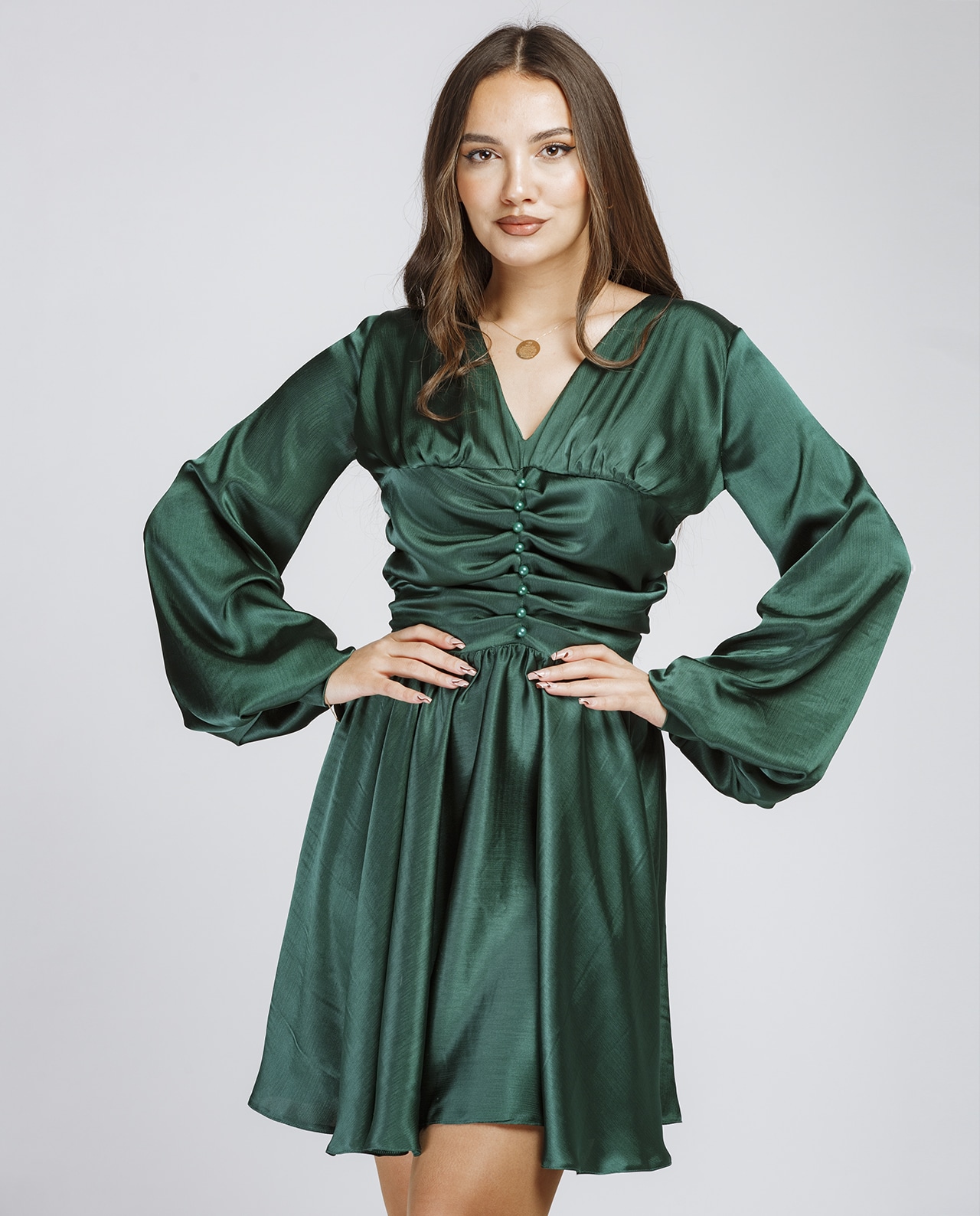 Tünd Yaşıl Libas - Image 4