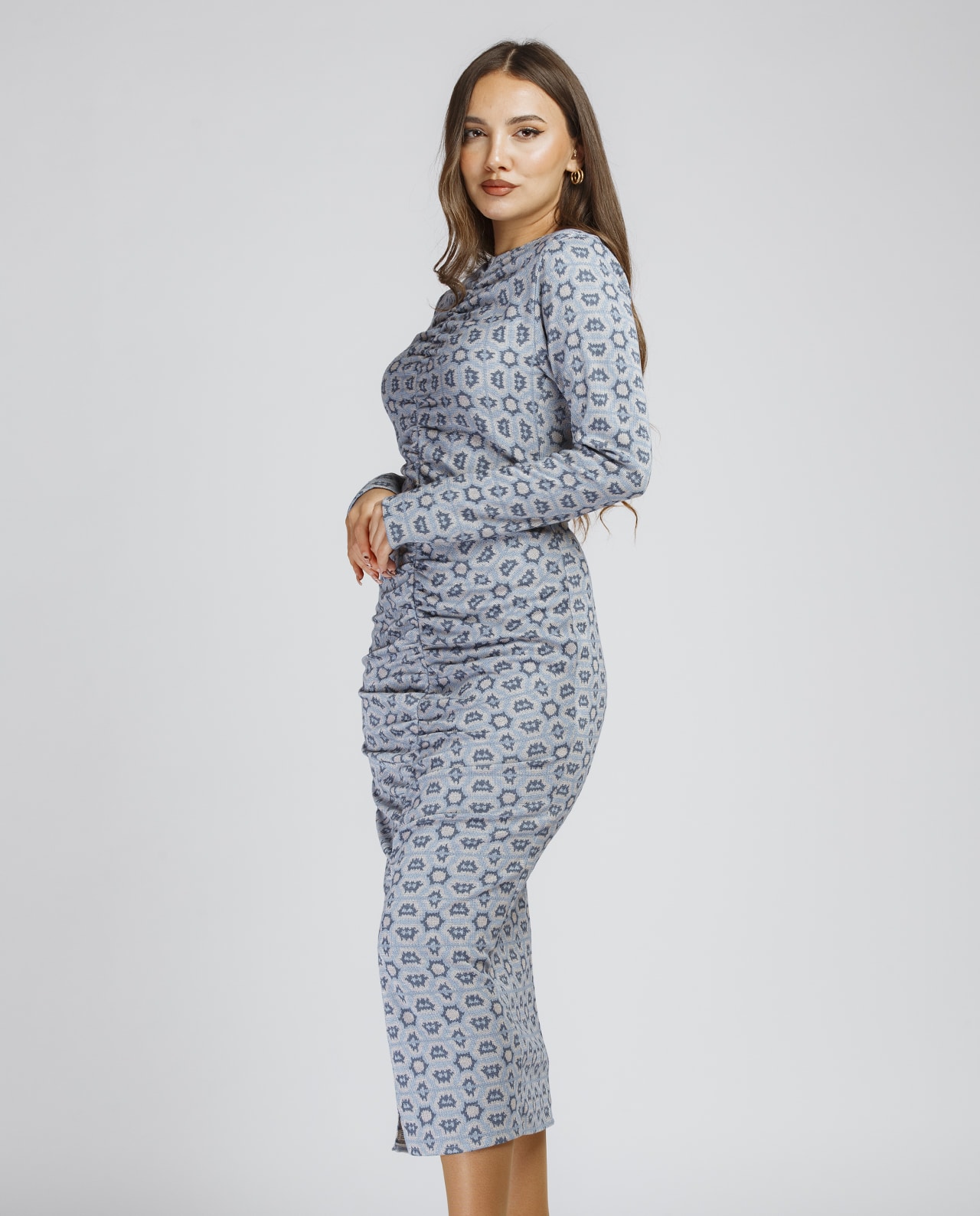 Silver Büzməli Libas