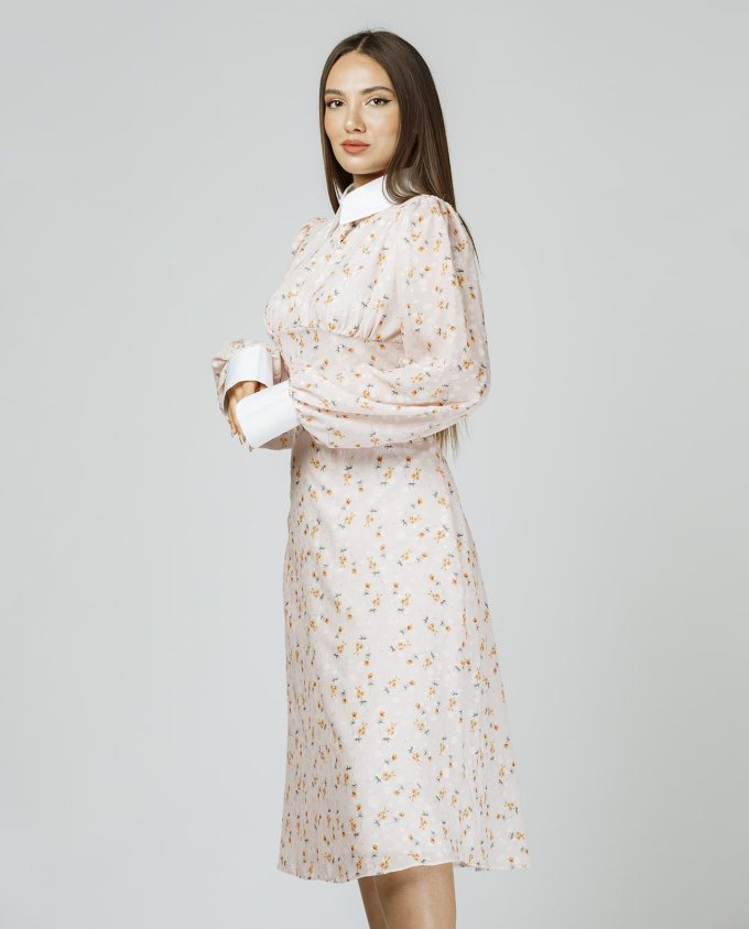 Çəhrayı Güllü Şifon - Image 2