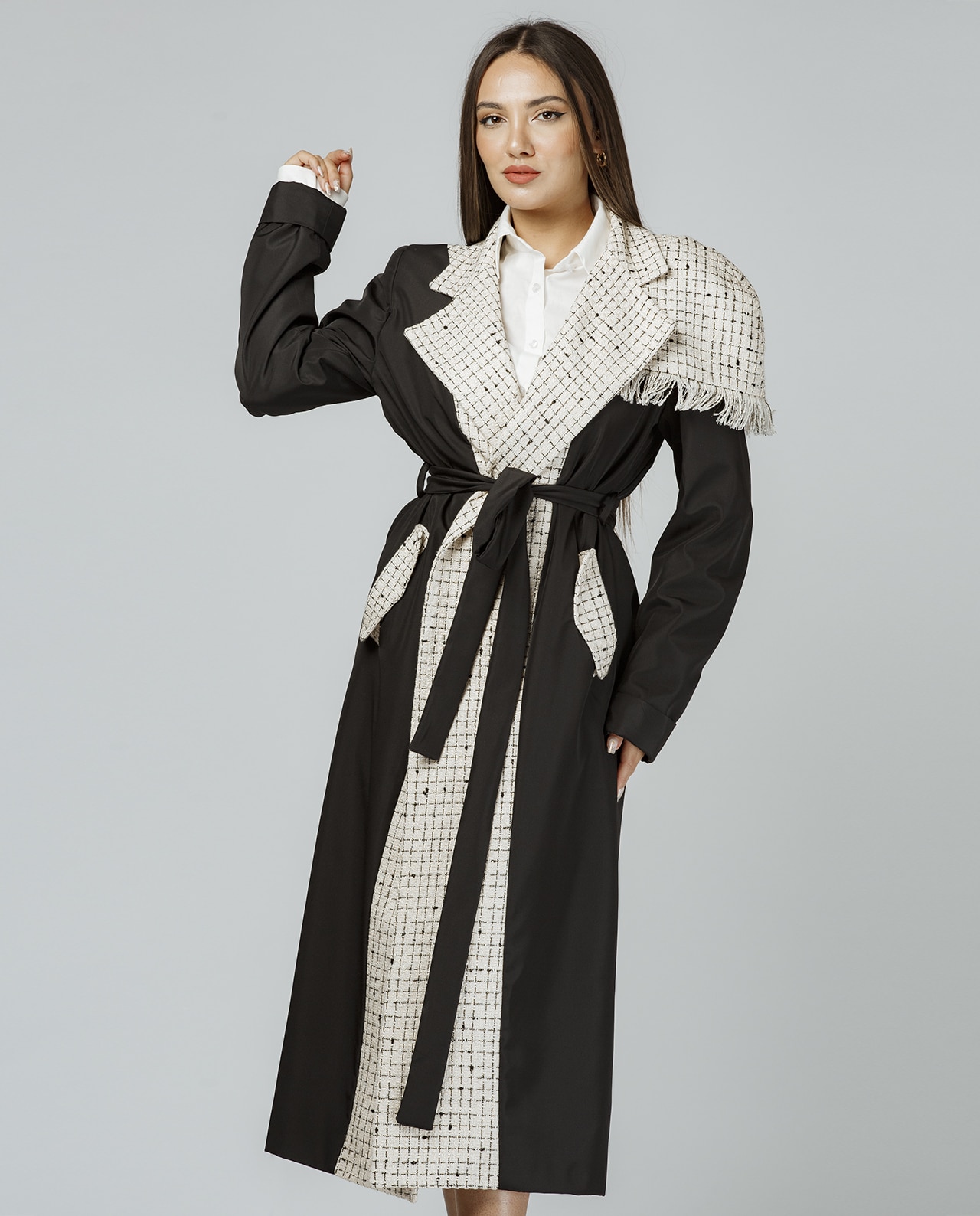 Chanel Yaxalıqlı Plaş - Image 2