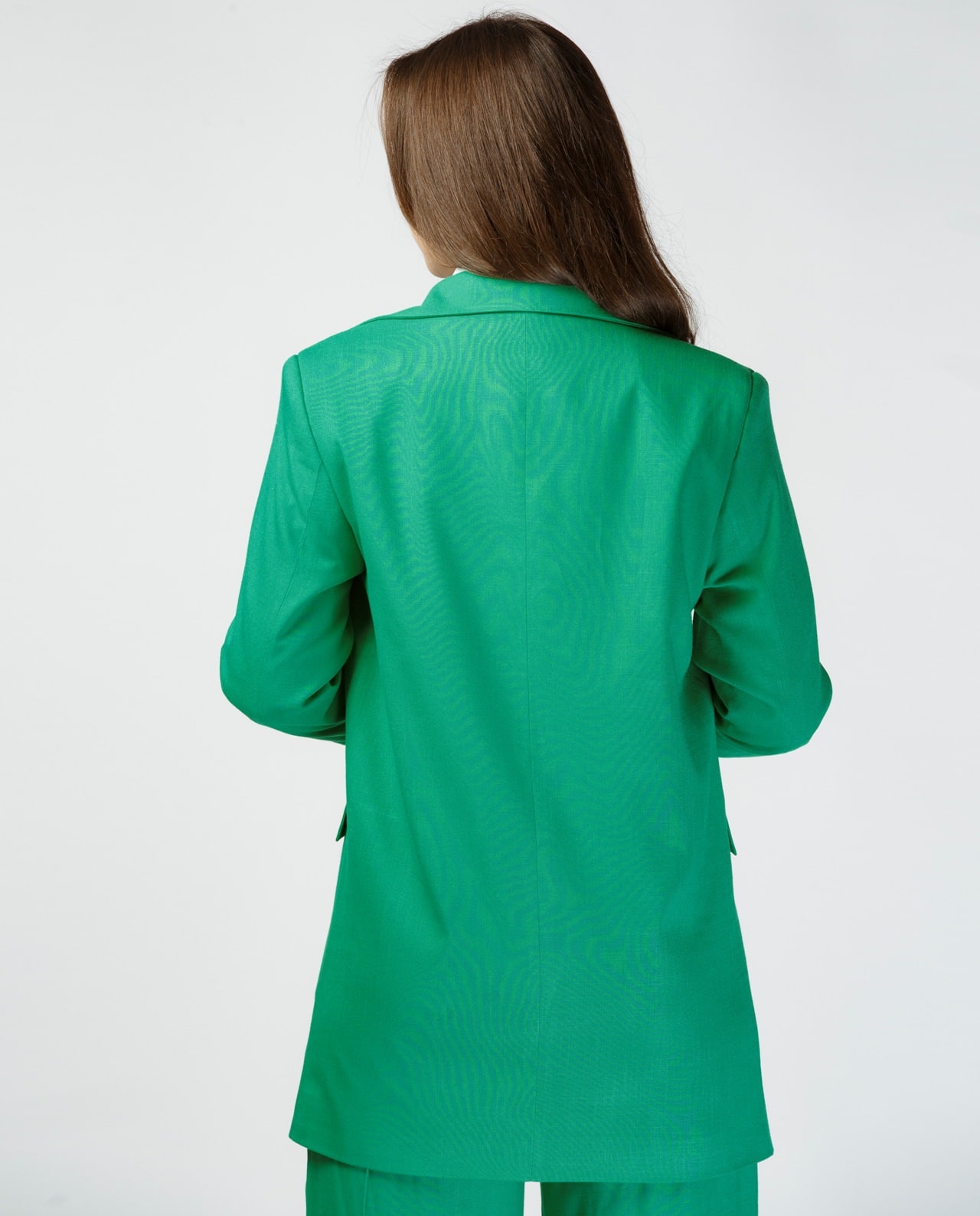 Yaşıl Kətan Kostyum - Image 2