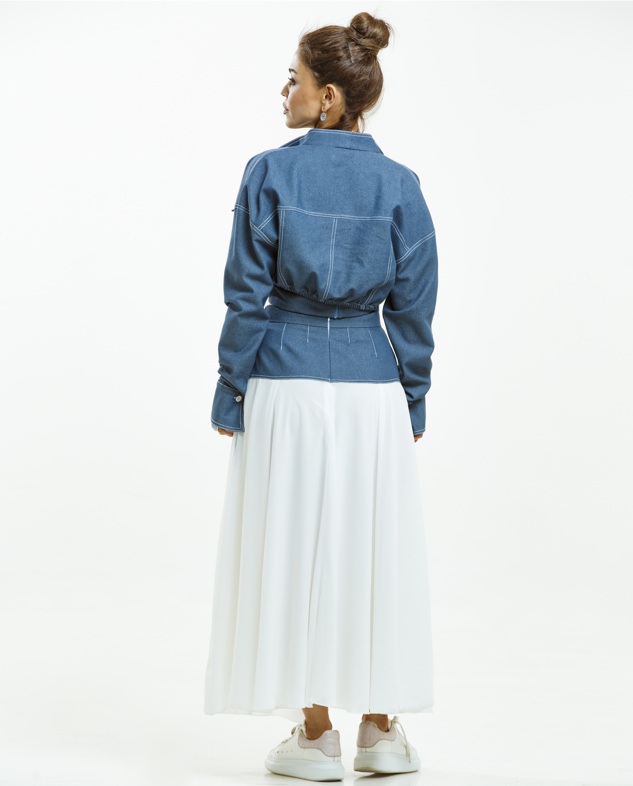 Cins Detaylı Ətək - Image 4