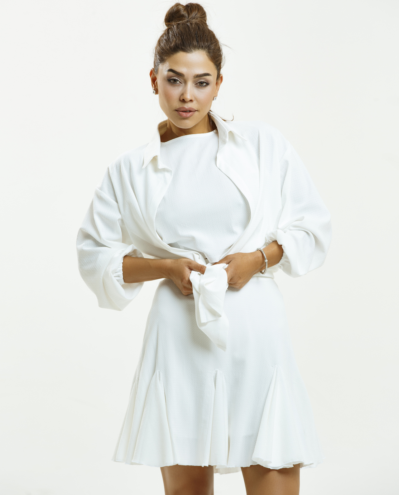 Köynək Volanlı Don